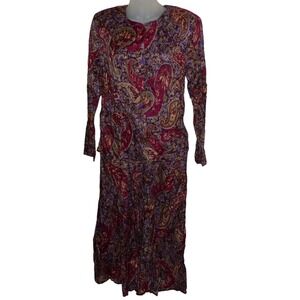 NWT Vintage 90s Peters & Ashley‎ 2pc Skirt,Top Set Ralph Lauren-esque!